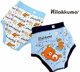 リラックマ カラーブリーフ 2枚組 ベビーサイズ バックプリント 総柄　(90cm)