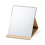 HORIUCHI MIRROR ナピュアフォールディングミラー Lサイズ ベージュ 折立ミラー クリスマス 贈り物
