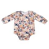 (ラランドリー) laraandlory ベビー服 カバーオール ロンパース 長袖 花柄 新生児 幼児 女の子 (90cm/9-18ヶ月, イェロー)