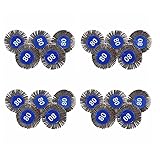 20個入り サンドペーパー ディスク 研磨フラップホイールセット（30 mm 80砂） 回転ツール