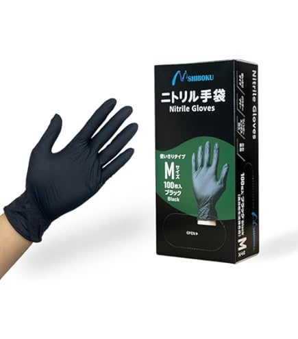フジナップ スーパーニトリルグローブ M 100枚