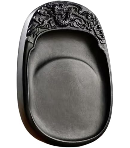 Amazon | 硯 すずり 硯石 澄泥硯 中国四大名硯の一つ 墨池 天然原石