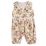Cutelove 子供服 ロンパース カバーオール 花柄 女の子 新生児 キッズ タンクトップロンパース 可愛い 袖なし 夏 出産祝い