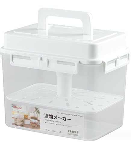 Amazon｜漬物 容器 糠漬けセットジップロック コンテナ 加圧された