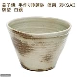 手作り睡蓮鉢(メダカ鉢) 益子焼 彩(SAI) 碗型 信楽 睡蓮鉢・金魚鉢・メダカ鉢
