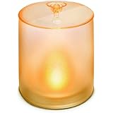 MPOWERD エムパワード キャンドル 空気で膨らむ ソーラーライト こはく色 の ゆらぎ の 灯り