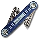 FancyAuto　トルクスドライバー　多機能　折り畳み式　スマホ　バイク　修理用　パーツ　精密　ねじ回し　ドライバーセット　ねじ　工具　ハンダ補正（ブルー）