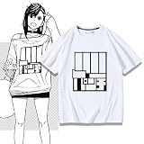 [Mrsderi] ダンダダン tシャツ ティーシャツ 半袖 夏服 インナーシャツ ダンダダン グッズ ティーシャツ 漫画 グッズ 綾瀬もも オレン カジュアル 丸首 吸汗速乾 柔らかい 非公式 (XL,A) [並行輸入品]