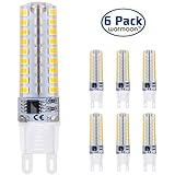 Warmoon G9 LED Light Bulbs, 5W Warm White, 3200K, 2835 SMD 72 LEDs 360 Degree Beam Angle LED Bulbs (
