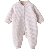 REEGOO PETER ベビー服 長袖ロンパース 前開き 新生児 子供服 春 秋 冬 綿１００％ カバーオール 赤ちゃん ユニセックス 無地 肌着