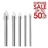 jelboガラスセラミックタイルドリルビットセットチタン合金Smoothビットボディドリル穴セット4pcs 5点 5Pcs/Smooth Jelbo-0026