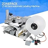 ZONEPACK 空気圧フラットラベリングマシン半自動ラベルアプリケータステッカーマシン 平らな 貼り機