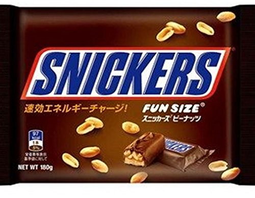 マースジャパン　SNICKERS　ファンサイズ　スニッカーズ ピーナッツ 180ｇ ｘ6袋