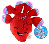 Heart Plush HARVEY THE STUFFEDおもちゃ、10 " Cheerfulソフトハート