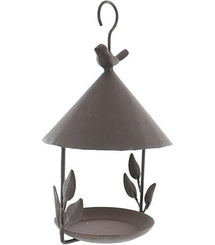 Amazon.co.jp: VODORA バードフィーダー 餌入れ アイアン 鳥 餌台 餌