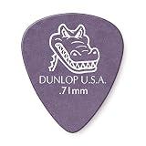 JIM DUNLOP 417R GATOR GRIP STD PURPLE 0.71 ギターピック×12枚