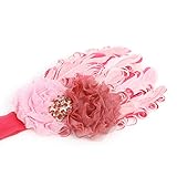 Meily ベビー ヘアバンド 髪飾り 花 カチューシャ 新生児 キッズ こども 子供 出産祝い 女の子