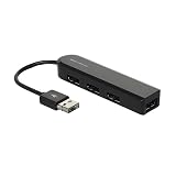 Digio2 USB2.0ハブ 4ポート 両面挿し ブラック UH-2364BK