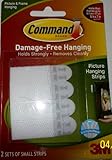 コマンド3 M Damage – Free hanging画像ぶら下げストリップ( 2 Sets ) 172020 Smallストリップの