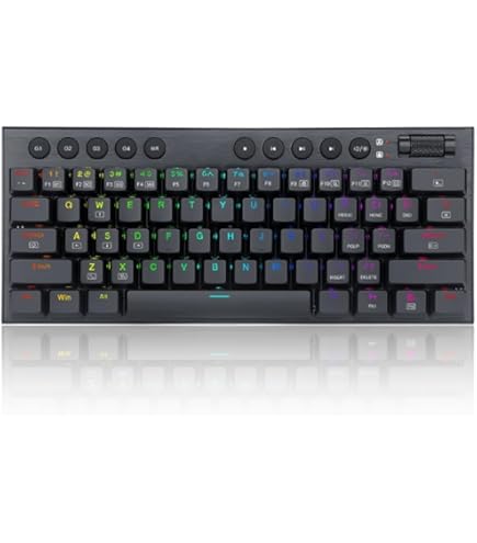 Amazon | JUANZI メカニカル キーボード 84 キー 2.4G+BT5.0+Type-C 3