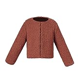 mioim ベビー服 子供服 女の子 コート 長袖 毛皮 フェイク ファー アウター キッズ もこもこ 可愛い 秋 冬 防寒 ジャケット 無地 普段着 旅行