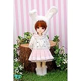 ボークス 幼SDサイズ ふわふわうさ耳ワンピース