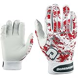 DeMarini Digi Camo大人用野球/ソフトボールバッティング手袋 – スカーレット – XL