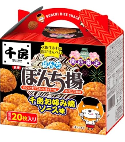 Amazon.co.jp: たこ焼せんべい ソースマヨ味 264g (22g×12袋