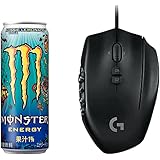 【Amazon.co.jp 限定】 Logicool G ロジクール G USB ゲーミングマウス ブラック 有線 G600t + アサヒ飲料 モンスター オージースタイルレモネード 缶 355ml×12本 [エナジードリンク]