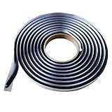 MONOSTORE 防水テープ ヘッドライト 車 隙間テープ コーキング 防振ゴム ドア シーリング 防水 ブチルゴム 窓 黒 幅8mm×長さ4m 1個