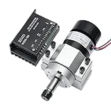 ランフィー　400 w 12000 rpm ER11 チャック CNC ブラシレス スピンドル モーター ドライバー スピード コント ローラーとクランプ -