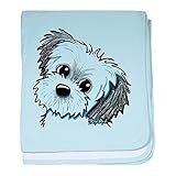 CafePress – Shih Tzu Sweetie – スーパーソフトベビー毛布、新生児おくるみ ブルー 075423039925CD2