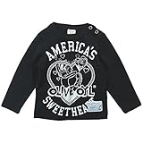 【秋冬物】OFFICIAL TEAM(オフィシャル チーム) 天竺“POPEYE"長袖Tシャツ 90cm /BLACK NO.OT-15AW-751