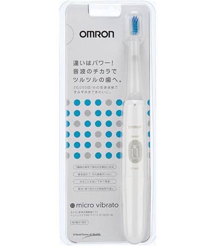 Amazon.co.jp: オムロン 音波式電動歯ブラシ HT-B201-T73 ホワイト HT