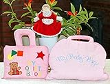 布絵本MY QUIET BOOK ベア　ピンク&布のおもちゃ　布の着せ替えバッグ"My Baby Bag"&おまけつき ミニ赤ずきん　　ラブリー・プレイ&ラーンギフトセット
