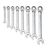 Craftsman クラフツマン ハンドツール 8 pc. Standard Reversible Ratcheting Combination Wrench Set 【並行輸入】