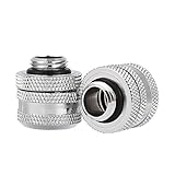 OD 14MMリジッドハードチューブ 水冷システム用 2Pcs G1 / 4圧縮継手