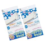 カースル エアコン用フィルター ペタッ!!とキャッチ 無地 1枚入1パック E315-1W 2パックセット