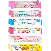 Amazon.co.jp: 【お試しセット】赤ちゃん用 粉ミルク 6種類 合計