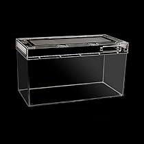 爬虫類ケージ　レオパ　即納 Amazon | Wallfire 爬虫類 ケージ レオパ ケージ 透明 トカゲ