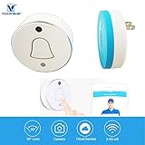 WiFiカメラを搭載したワイヤレスドアベル / 無線ドアチャイム - 押すと自動的に写真を撮る / VICTORSTAR SDB-01 / 1台の屋外装置 + 1台の屋内プラグイン 受信機 / スマー