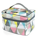 High Quality Freezable Baby Bottle Cooler for Breastmilk and Formula, Pastel Prism