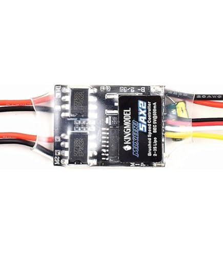 Amazon | 2方向 10A アンプ ESC ブラシモーター用 1-3S ラジコンカー