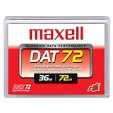 maxell DDSデータカートリッジ(4mm幅) タイプDAT72 容量(36GB/圧縮時72GB) 1巻パック HS-4/170S XJ B