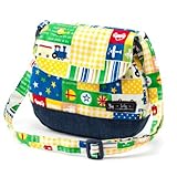 元気にお出かけベビーショルダーバッグ　のりものに揺られてハッピートラベル（イエロー）　B1700800　日本製