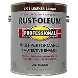 RUST-OLEUM 242250 Professional Gallon Gloss Leather Brown Protective Enamel by Rust-Oleum