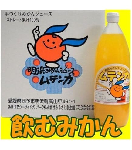 Amazon.co.jp: 安心無添加！愛媛県明浜町の100％みかんジュース