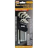 (業務用20セット) TRAD ヘックススローブレンチセット/作業工具 【ロングタイプ/9個入】 TTM-9 〔業務用/DIY用品/日曜大工/スパナ〕