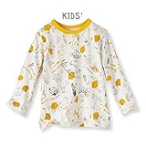 (フェリシモ) ママイラストレーターよしいちひろさんとつくった 親子でミュージアム気分に浸れる Ｔシャツ キッズ ホワイト×イエロー 14