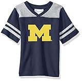 NCAA Michigan Wolverines幼児用男の子サッカーシャツ、ネイビー、3